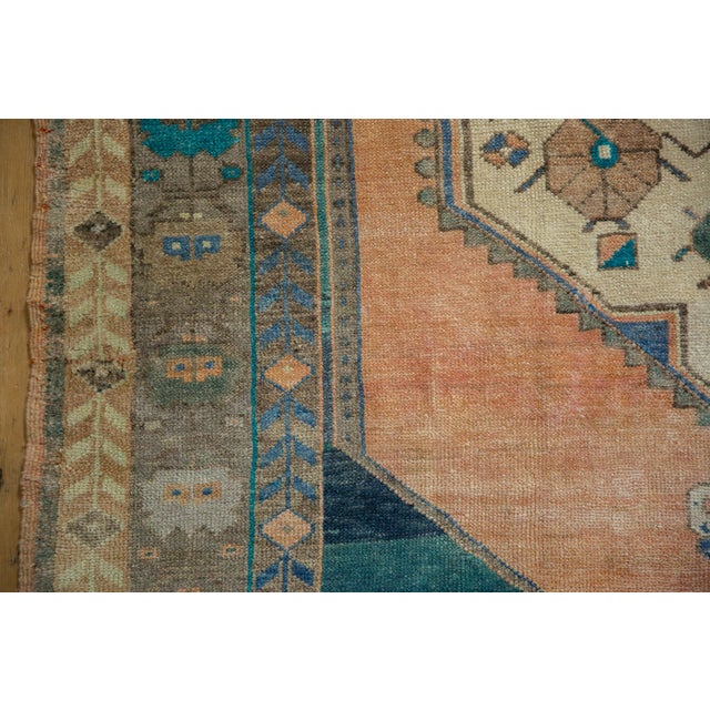 Textile Vintage Distressed Oushak Rug - 3'11" x 5'11" For Sale - Image 7 of 11
