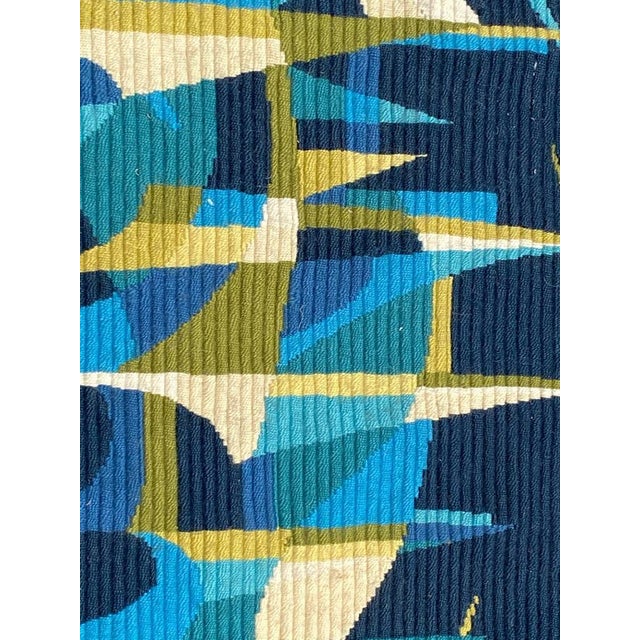 1970s Modern French Tapestry with Gilles Duvert, 1970s For Sale - Image 5 of 13