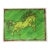 Horse Impressionism Expressionism Green Brick Red Border Original Painting Cleo Plowden For Sale