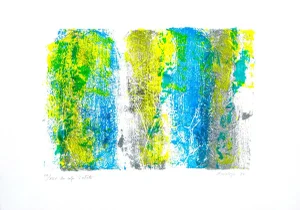 A Shot in the Summer - Original Lithograph by Toti Scialoja - 1980 ca. 1980