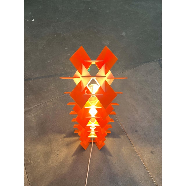 Mid-Century Modern Space Age German Acrylic Floor Lamp, 1960s For Sale - Image 6 of 18