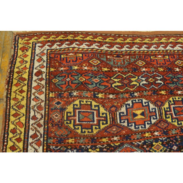 Antique N.E.Persian Rug For Sale - Image 4 of 8