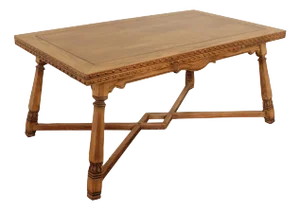 Romweber Viking Oak Draw-Leaf Dining Table