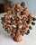 Mexican Folk Art Ceramic Candelabra Tree of Life Adam and Eve For Sale - Image 4 of 8