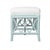 Wood Lillian Bench - Light Blue For Sale - Image 7 of 8
