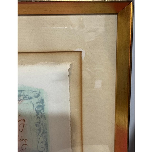 Sculpture Materials Signed Edna Hibel Limited Edition Mother & Child Print, Montecarlo Inscribed 1979 For Sale - Image 7 of 13