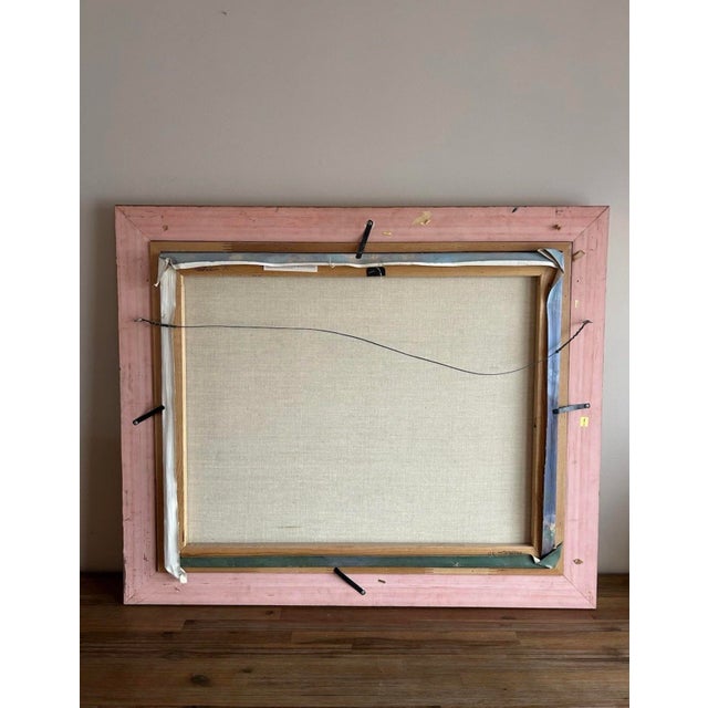 Late 20th Century John Phillip Osborne Nj Original Oil on Canvas Painting Signed Tonal Landscape Art For Sale - Image 10 of 10