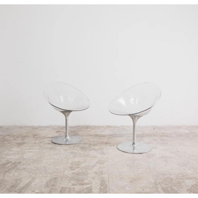 An iconic and award-winning pair of "Ero|S|" armchairs, designed by French genius Philippe Starcke and produced by the...