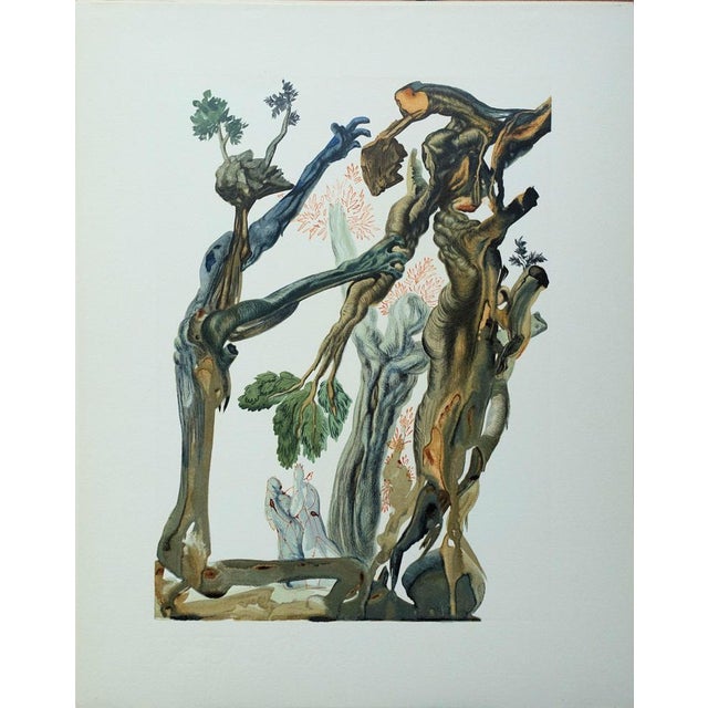 Salvador Dali, La forêt des suicidés, Etching For Sale - Image 8 of 8