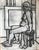 Figurative John Bowers Modernist Cubist Nude 1940s Charcoal Drawing Uc Berkeley Mfa For Sale - Image 3 of 14