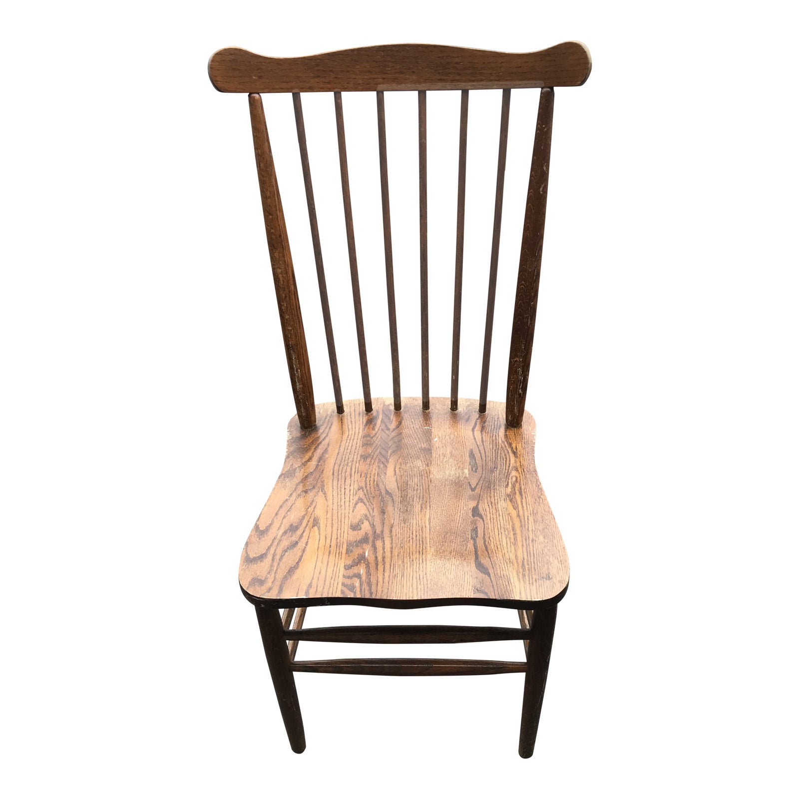 1950s Vintage H. W. Hull & Son Wood Chair Chairish