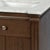 Rachelle 24 in. W Rectangular Wood & Marble Bathroom Vanity with Storage, Natural Walnut For Sale - Image 11 of 11