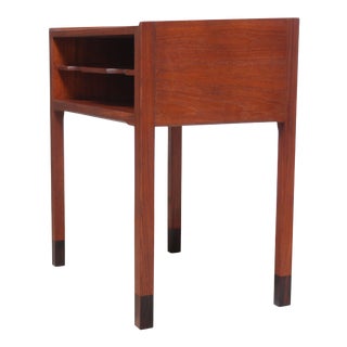 Danish Teak and Rosewood Side Table Designed for the Rigspolitiet Headquarters For Sale