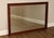 High Quality American Made Rectangular Cherry Frame Dresser or Wall Mirror with Beveled Glass