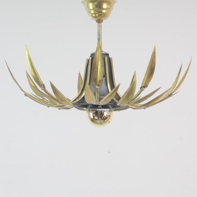 Vintage Sun Lamp in Metal, 1960s For Sale - Image 4 of 4