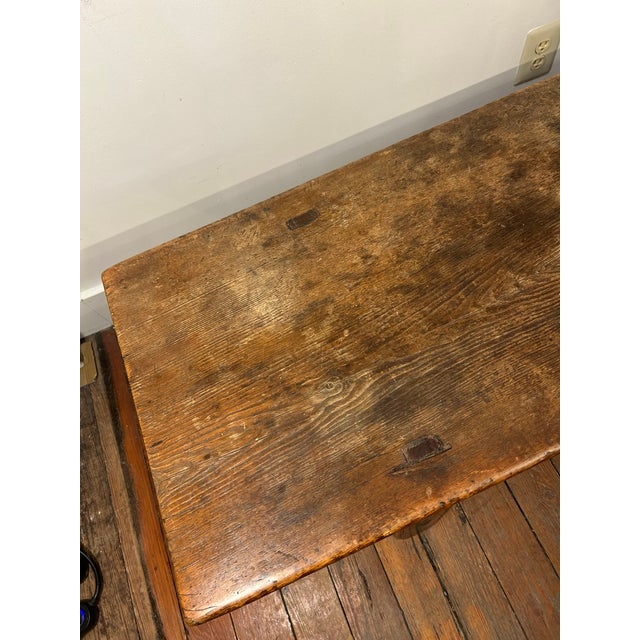 Large 19th Century Sturdy Rustic Elm Bench For Sale - Image 15 of 16