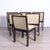 Modern Vintage Chairs in Wood and Fabric, 1970s, Set of 6 For Sale - Image 3 of 18