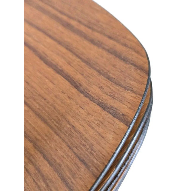 Chestnut 1960s Japanese Teak Bent Wood Plates, Set of 8 For Sale - Image 8 of 16