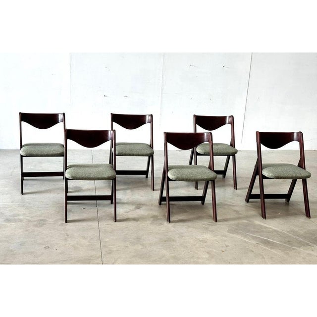 Mid-Century Italian Dining Chairs, 1960s, Set of 6 For Sale - Image 16 of 18