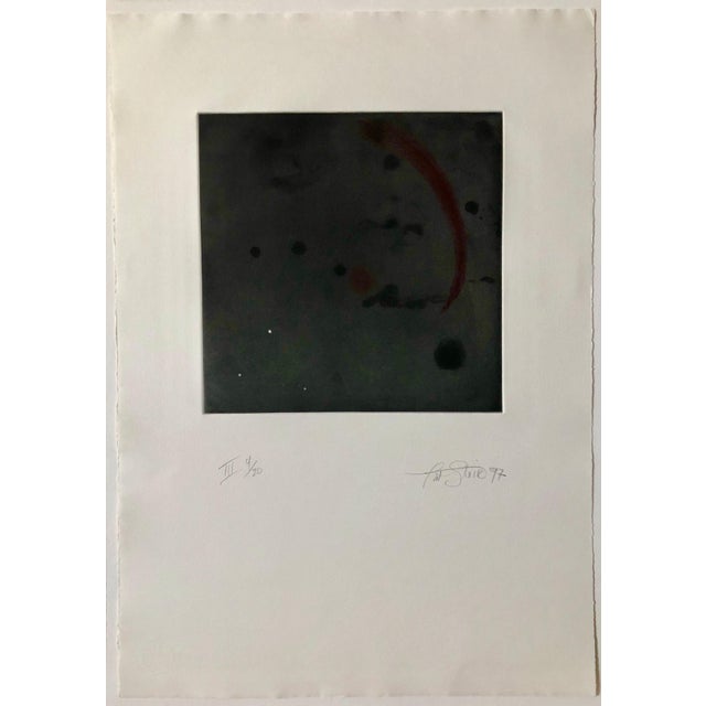 Pat Steir, Comet, Outer Space Dark Series Aquatint Etching Color Abstract Expressionist For Sale In Miami - Image 6 of 6