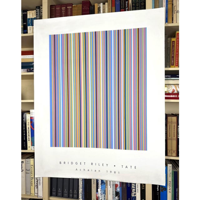 Bridget Riley Achaean Large Original Tate Silkscreen Print For Sale - Image 9 of 11