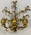 Metal Large Pair French Gold & Rock Crystal Flower Sconces For Sale - Image 7 of 14