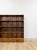 Vintage MCM Solid Walnut Four Shelf Bookcase Shallow Display MidCentury Shelving For Sale - Image 4 of 17