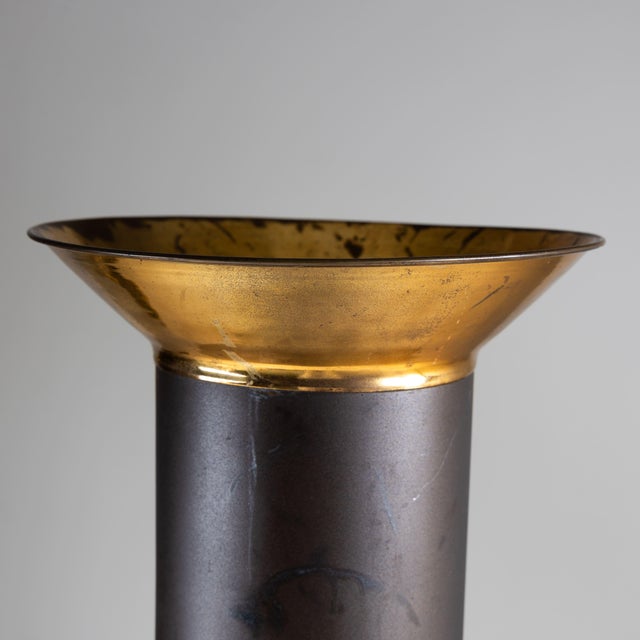 Brass and Metal Planters, 1930s, Set of 2 For Sale - Image 3 of 13