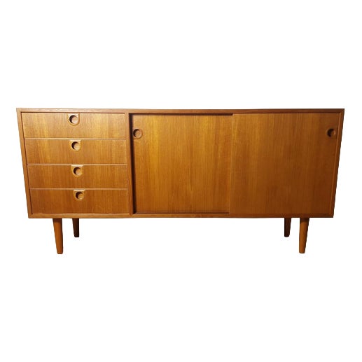 Vintage Teak Sideboard by Christensen & Jun, 1960s For Sale