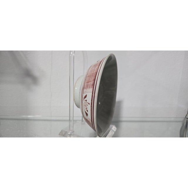 17th Century Rare 17thC Ming Dynasty Wanli Swatow Porcelain Bowl 15cm Rim Chip For Sale - Image 5 of 11
