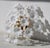 1980s Audrey Hepburn, Delicious Murano Glass Ceiling Light White Wall Light Flowers For Sale - Image 9 of 16