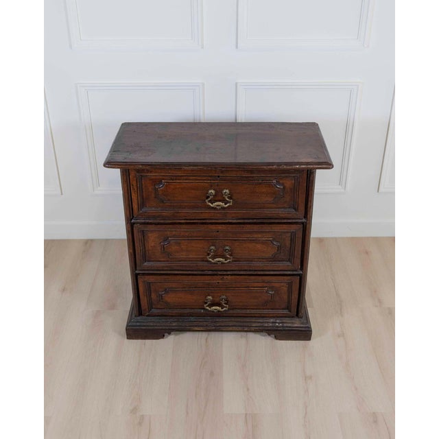 17th Century Italian 17th Century Emilian-Bolognese Chest of Drawers with Ashlar Front For Sale - Image 5 of 9