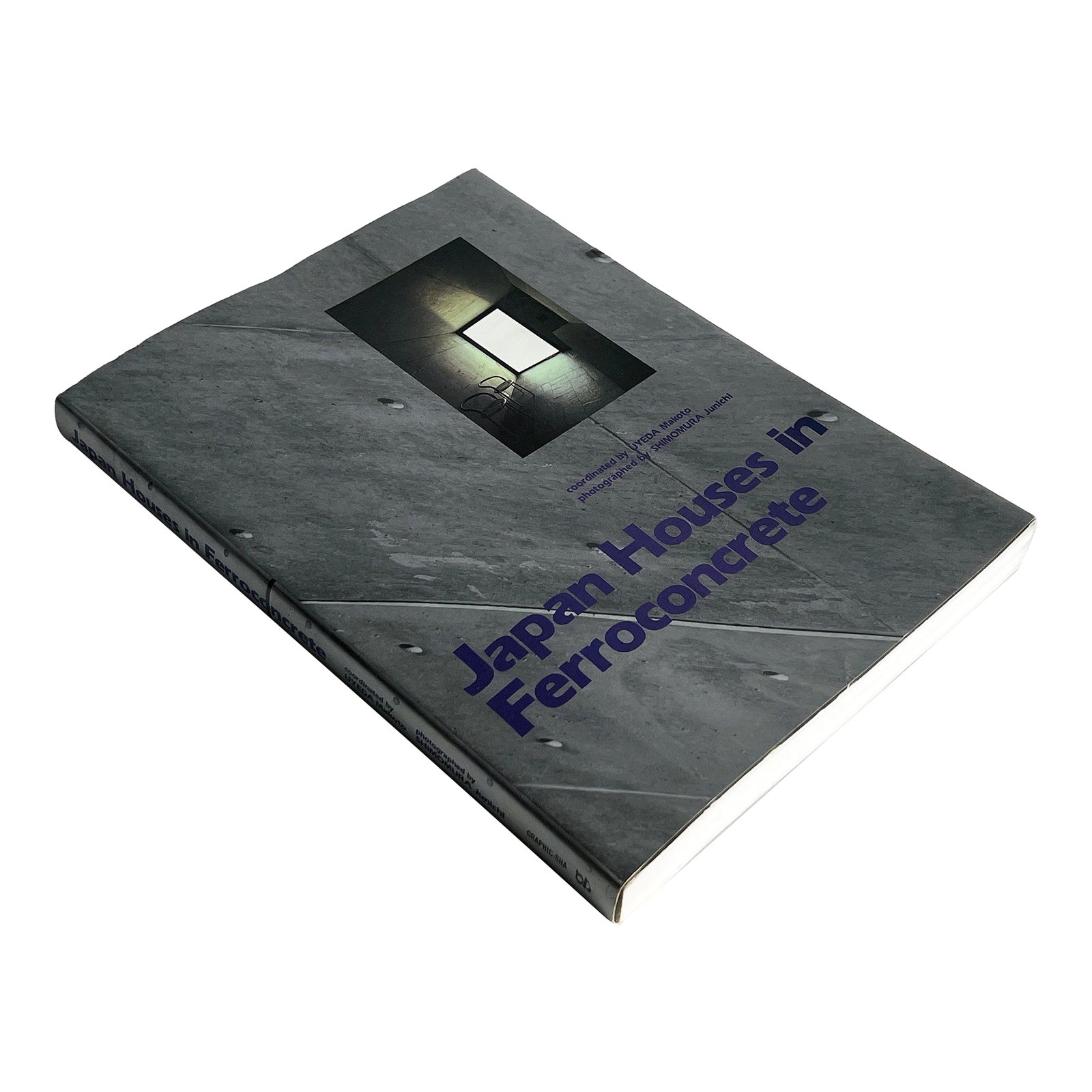 Vintage 1988 Architectural Monograph Book on Japanese Houses in Ferroconcrete by Graphic-Sha