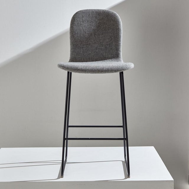 Early 21st Century Tate Soft Bar Stool by Jasper Morrison for Cappellini, 2010s For Sale - Image 5 of 18