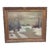 Antique Oil Painting - Winter Scene For Sale