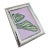 Silver Plated Francesca Moretti Silverstar International Frame + Abstract Painting by Jette Moore For Sale