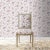Delicate and exotic, this alluring mid-scale floral is printed on a 100% Linen ground. Its scrolling vines, leaves and...