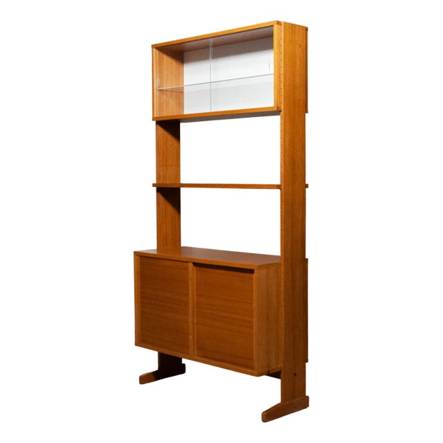 Teak Parade Bookcaseby Kajsa & Nils Nisse Strinning, Denmark, 1960s For Sale