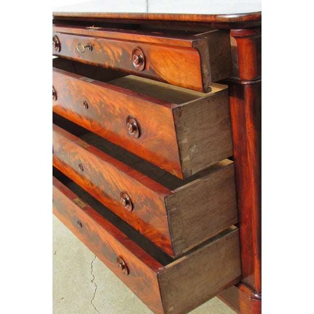 Large 19th Century Mahogany Chest of Drawers For Sale - Image 5 of 10