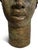 Metal Antique African Old Bronze Nigeria Edo Ife Head Sculpture For Sale - Image 7 of 10
