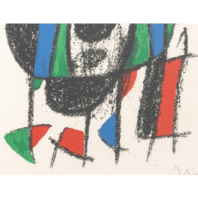 1970s Joan Miro "Lithograph V" Lithograph, 1975 For Sale - Image 5 of 9