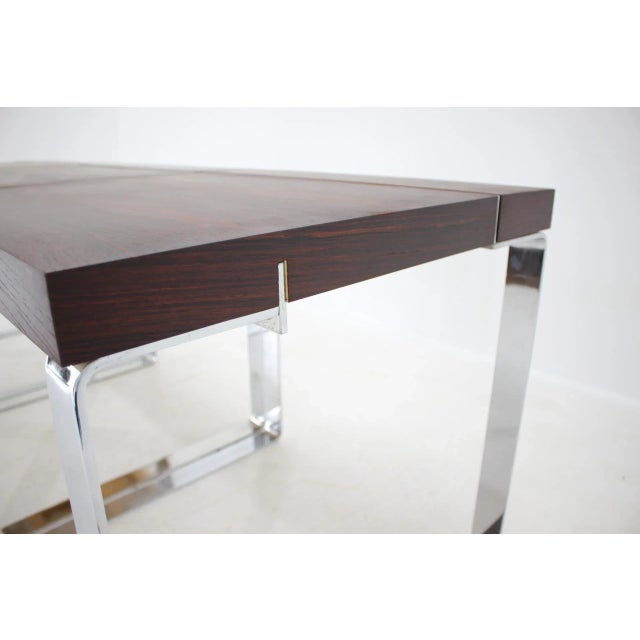 Vintage Rosewood Dining Table by Ladislav Vrátník, 1970s For Sale - Image 10 of 13