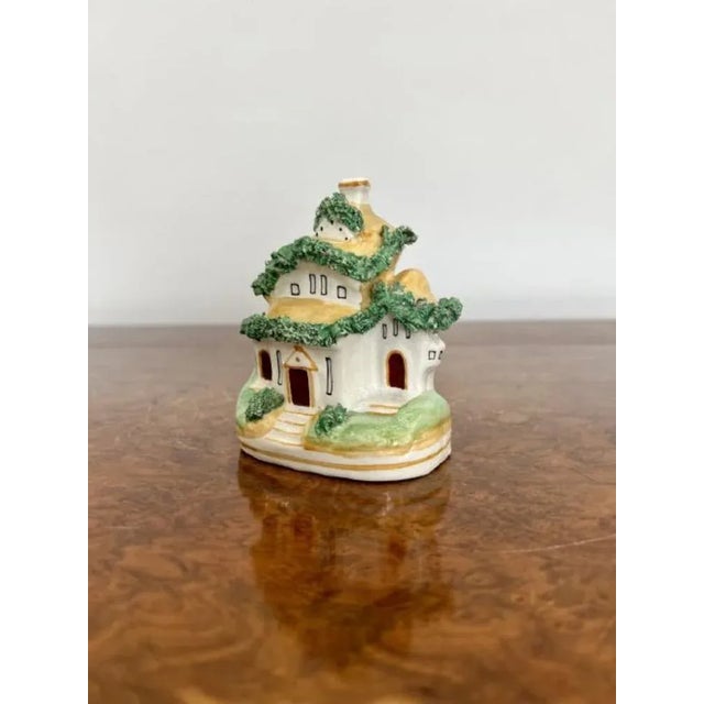 Victorian Staffordshire Cottage Figure, 1880s For Sale - Image 4 of 5