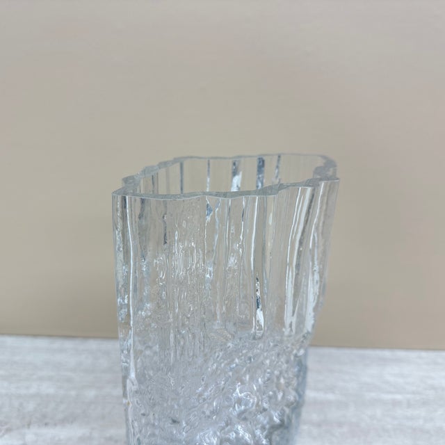 Vintage Glass Pinus Vase by Tapio Wirkalla for Iitalla, Finland, 1970s For Sale - Image 9 of 18