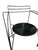 Charcoal Set of Four Chairs "Lune D'argent" by Pascal Mourgue For Sale - Image 8 of 11
