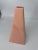 Haeger Haeger Pink With Faux Marble Obelisk Vase For Sale - Image 4 of 8