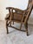 Vintage Bent Rattan & Wicker High Back Chippendale Style Arm Chairs - A Pair For Sale - Image 15 of 18