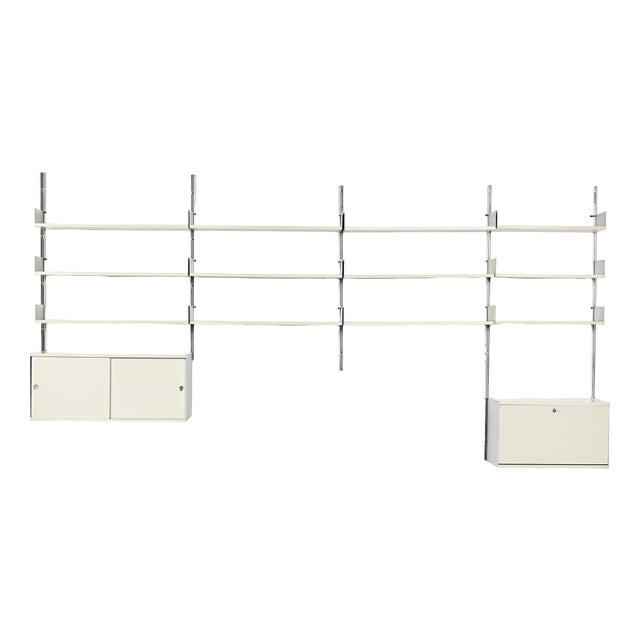 Wall-Mounted Bookcase 606 by Dieter Rams for Vitsoe, 1970 For Sale