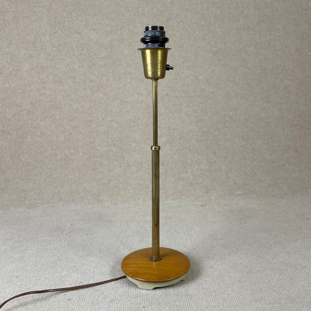 Mid-Century Modern Vintage Table Lamp, Sweden, 1940s For Sale - Image 3 of 9