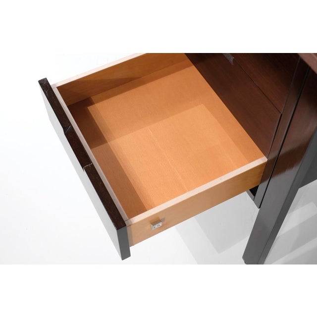 1980s Canaan Desk in Wood and Leather by Marcel Breuer for Gavina, Italy, 1950s For Sale - Image 5 of 18